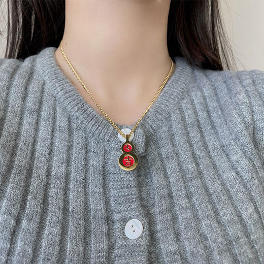 【项链】 大吉葫芦项链 商品图4