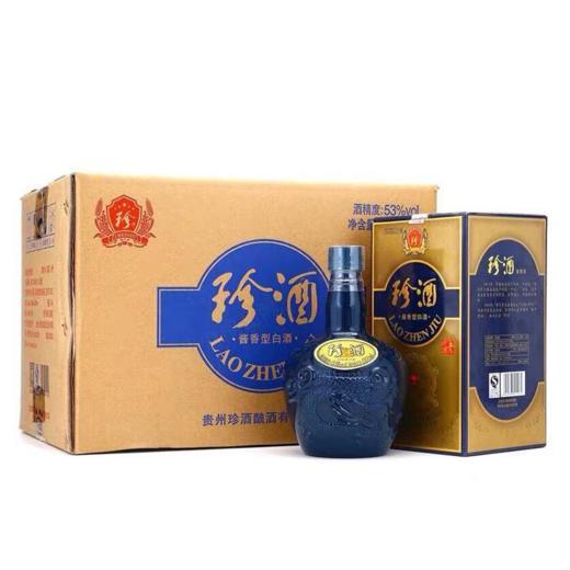 （六支装）珍酒 53度 老珍酒 500ml/瓶 酱香型白酒 商品图0