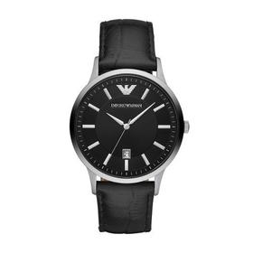 Emporio Armani/安普里奥阿玛尼手表皮质表带男士休闲简约个性腕表石英表时尚腕表 AR11186