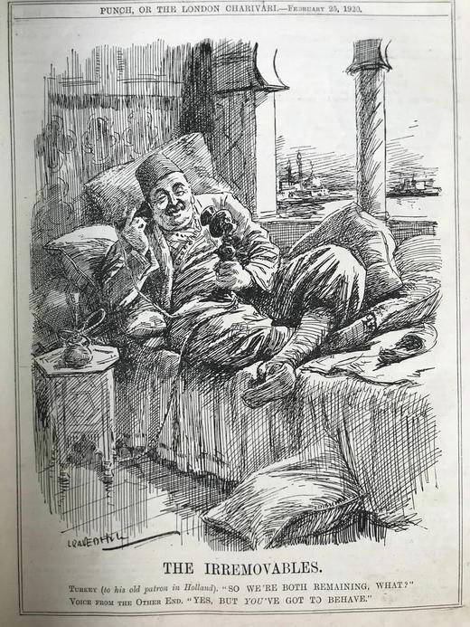 1920年1-6月 英国讽刺漫画杂志《笨拙》 数百幅插图 漆布精装16开 商品图9