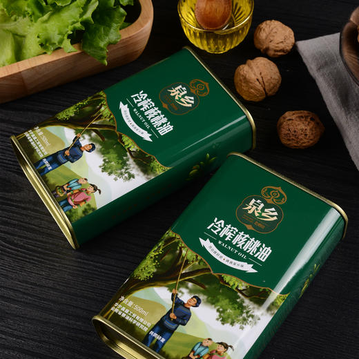 云南玉溪 泉乡老磨坊 冷榨+浓香（礼盒铁听）500ml*2 包邮 商品图6