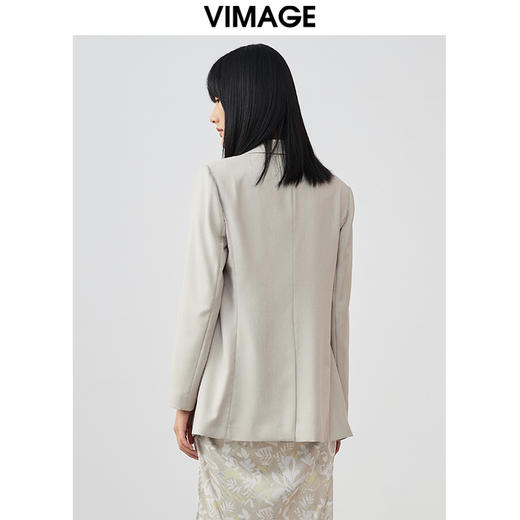 VIMAGE纬漫纪春季新款帅气通勤职业西装外套V1703309 商品图3