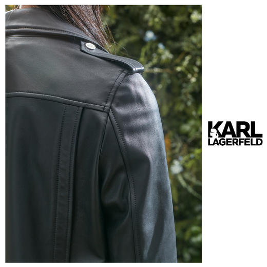 KARL LAGERFELD老佛爷  经典机车女式皮衣 【瑕疵看图】 商品图1