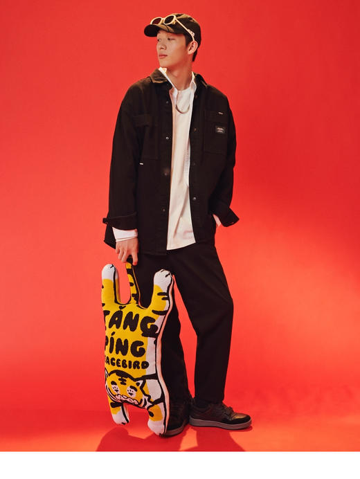 太平鸟男装 外穿式衬衫小老虎时尚潮流B2CHC1124 商品图0