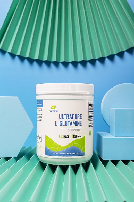 【肠道健康素-谷氨酰胺粉剂】UltraPure L-Glutamine 340g 优质谷氨酰胺 支持肠道健康 肠漏 Purecise 倍赛思 商品图0