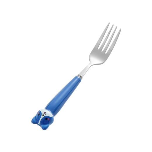 共禾京品萌猫狗叉勺筷子不锈钢餐具套装送布袋 商品图10