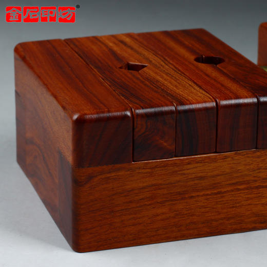 金石印坊 进口非洲红酸枝木印床  篆刻夹床  印床 刻印工具 商品图4