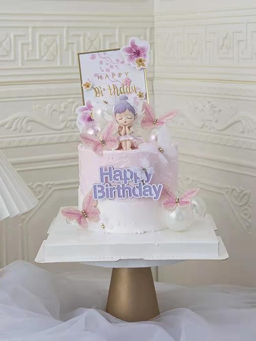 【芭蕾小公主】叮当CAKE爆款生日蛋糕-鲜果奶油蛋糕 商品图0