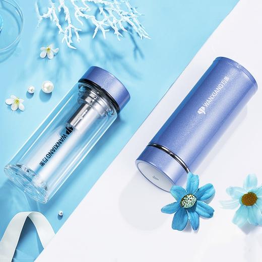 康巴赫生活馆万象玻璃杯双层泡茶水杯女士保温杯茶漏茶杯子商务办公杯泡茶杯茶水分离杯礼盒装保温保冷杯H72+V176 商品图3