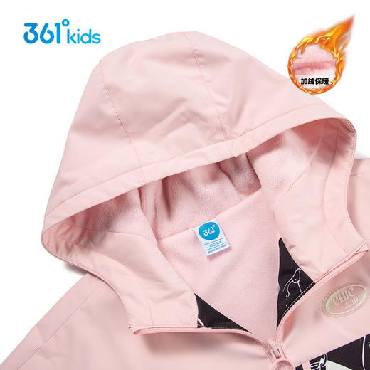 小361女童梭织加厚外套儿童加绒外衣风衣k62213605-1/3 商品图3
