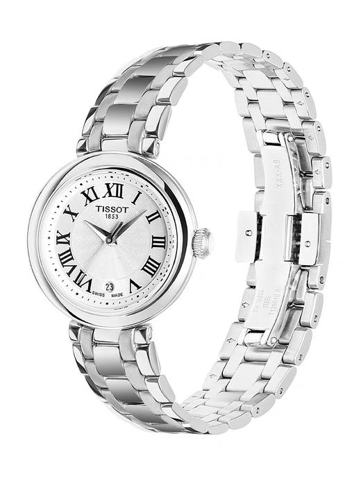 Tissot天梭官方新品小美人系列石英钢带手表女表 商品图0