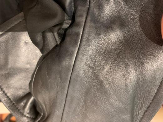 XB021422  雪豹  高街风时尚无涂层绵羊皮真皮皮衣女士风衣 商品图5