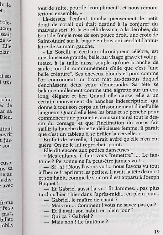 预售 【中商原版】【法国法文版】加斯东 勒鲁 歌剧魅影 法文原版 Le fantme de lOpéra Gaston Leroux 法文文学 商品图6