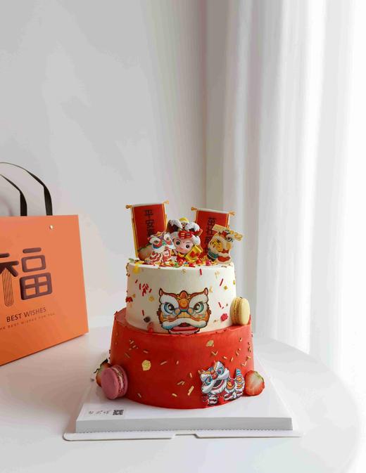 吉祥舞狮蛋糕 商品图0