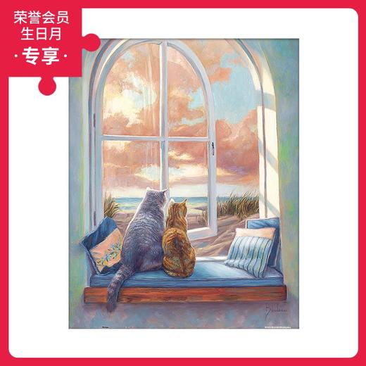 500片 平面拼图 塑料拼图 H2283 Lucie Bilodeau-享受窗外风景 商品图0