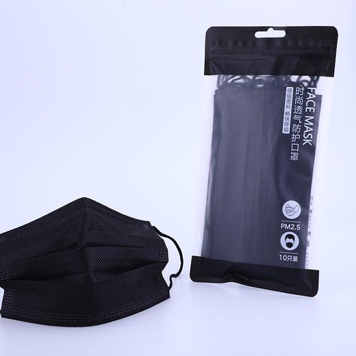 馨宜优品时尚透气防护口罩10支（黑）903022 商品图5