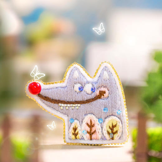 【轻法绣】「灰姑娘」、「海的女儿」、「小红帽」刺绣胸针材料包 商品图2