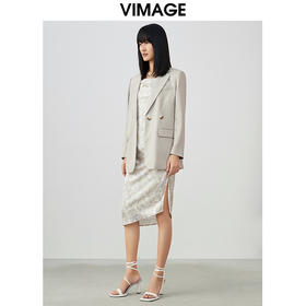 VIMAGE纬漫纪春季新款帅气通勤职业西装外套V1703309