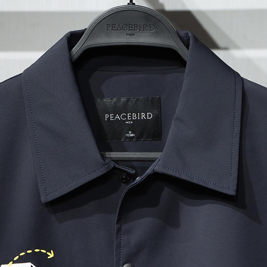 B1BCC1205太平鸟男装2022春季新品时尚宽松休闲夹克外套 商品图2