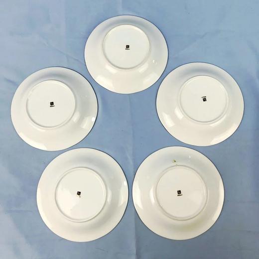 日本Milano彩绘白瓷盘 5枚装 原盒保留 实物见视频 商品图2