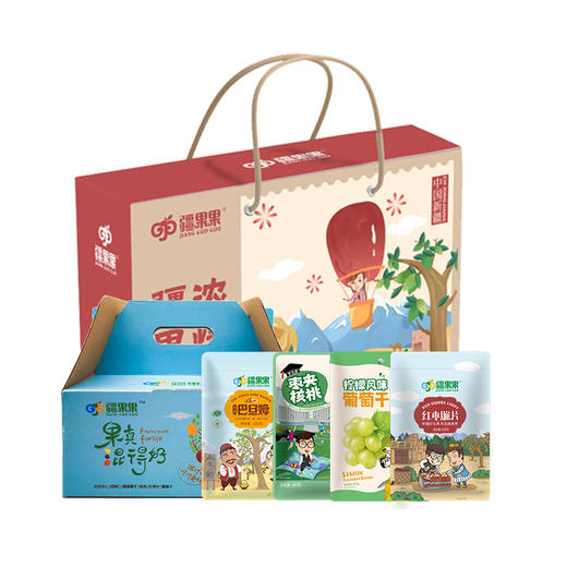 疆果果 南疆印象坚果荟萃套餐B 1348g 新疆 商品图0