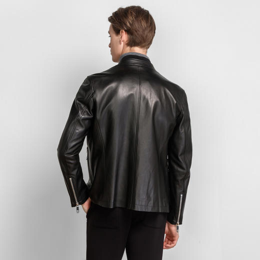 6926324806606    让.路易.雪莱JEAN-LOUIS  SCHERRER  秋冬新品潮流时尚挺括有型保暖男士皮衣  尺码46【瑕疵看图】 商品图1