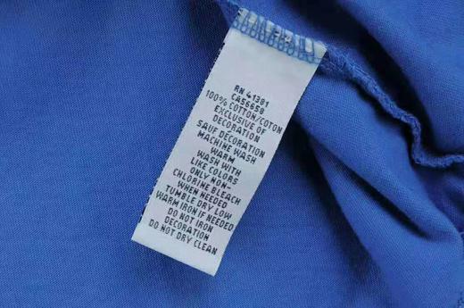 美式休闲 简约百搭 胸前小马标 纯棉V领短袖T恤 加肥加大 特惠 PT-49 商品图12