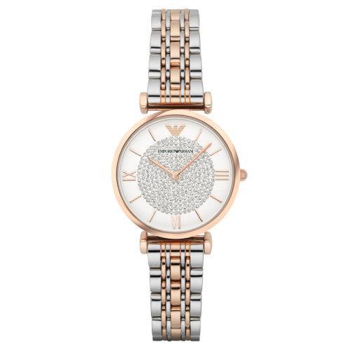 Emporio Armani/安普里奥阿玛尼满天星手表 佟丽娅明星同款 钢质表带时尚休闲石英女士腕表 AR1926 商品图0