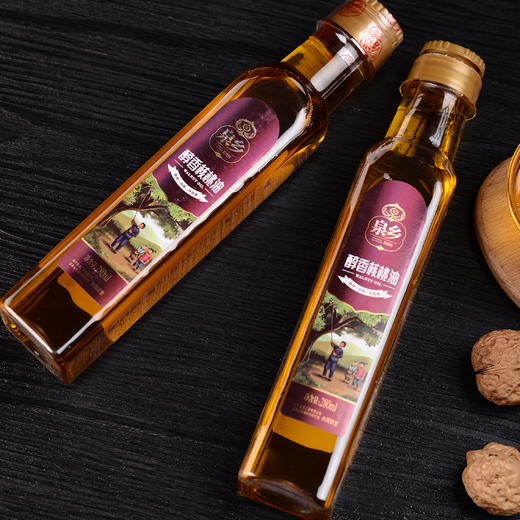 云南玉溪 泉乡老磨坊 浓香核桃油（烧烤油碟调味专用)包邮 商品图4