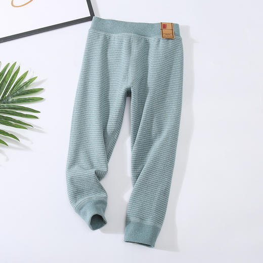儿童双层条纹小棉裤 发热纤维秋冬保暖条纹双层加厚 商品图6