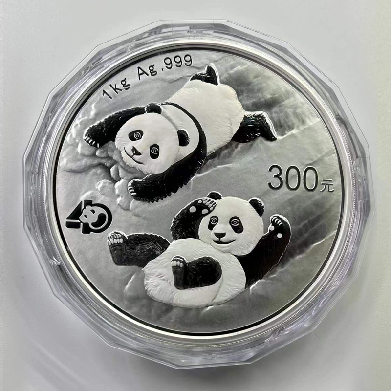 2022年熊猫1公斤精制银币