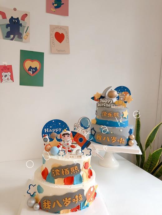 双层航天宇航员蛋糕-低糖处理无添加 商品图4