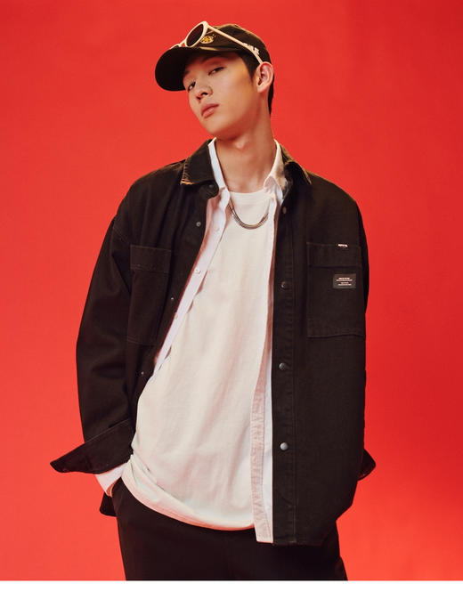 太平鸟男装 外穿式衬衫小老虎时尚潮流B2CHC1124 商品图1