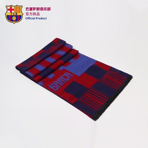 巴塞罗那俱乐部官方商品丨巴萨新款超柔红蓝拼接围巾球迷周边礼物 商品图4