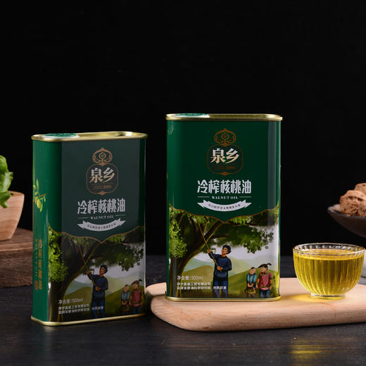 云南玉溪 泉乡老磨坊 冷榨+浓香（礼盒铁听）500ml*2 包邮 商品图5