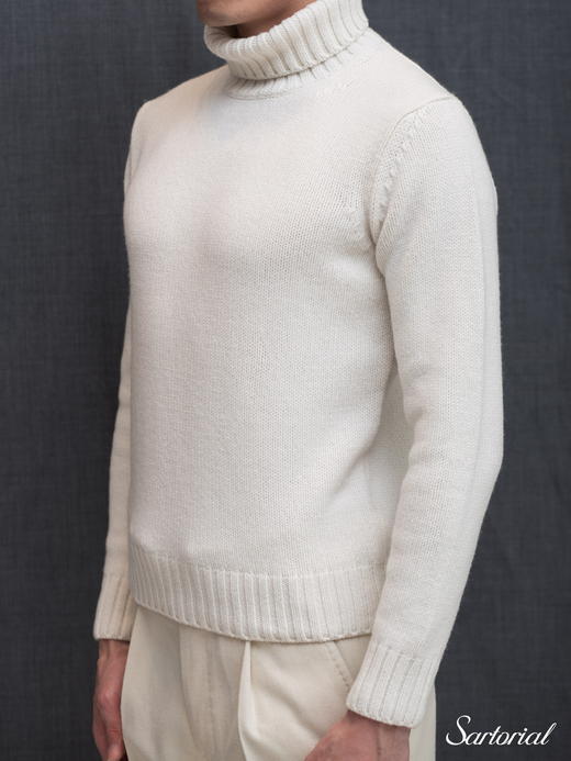 Cruciani 白色羊绒羊毛高领 商品图5