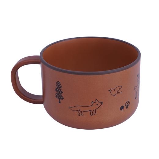 森林小伙伴树脂早餐杯 棕色 230ml 商品图0