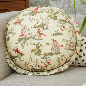 秋日童话汉堡靠包圆形抱枕