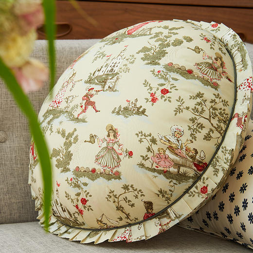 秋日童话汉堡靠包圆形抱枕 商品图1