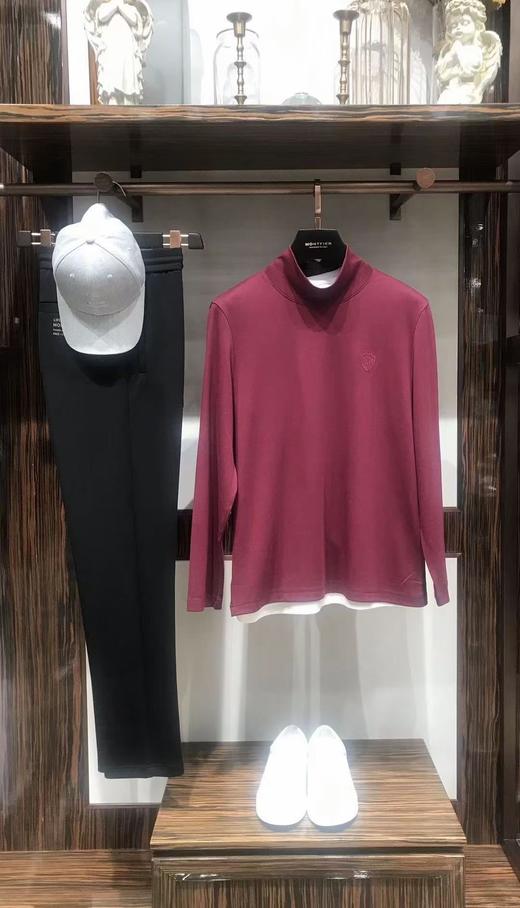蒙帝菲尔桃皮棉长T 商品图1