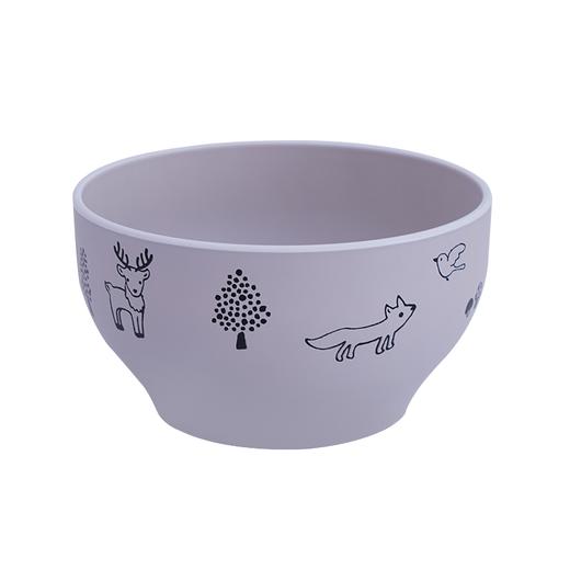 森林小伙伴树脂碗 灰色 300ml 商品图0