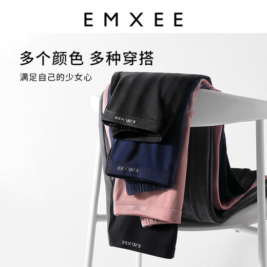 嫚熙秋冬季休闲加厚丝绒款阔腿裤 商品图3