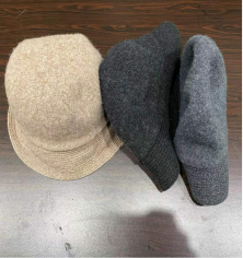 JRMZ/YF008卷边三色基础渔夫帽