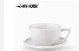 【已绝版】轰炸机 咖啡杯 矿石白280ml