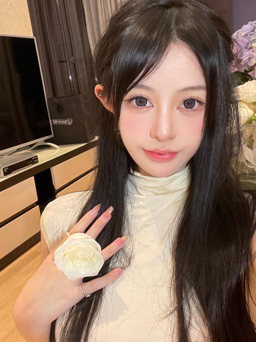 年抛 乌龙啵啵 clairecolor 大直径14.5 着色13.9  同品牌多副更划算选款色板在详情页 灰色混血美瞳 商品图11