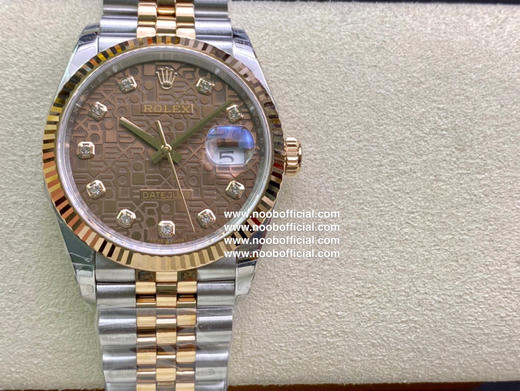 NOOB Factory 劳力士Rolex原版开模3235自动机械机芯日志型系列126233日志型腕表，直径41和36MM，厚度11.7MM，研发耗时一年，原版1比1开模。 商品图0