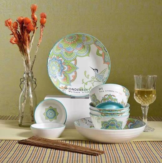 尚陵陶瓷 楼兰餐具17头 商品图0