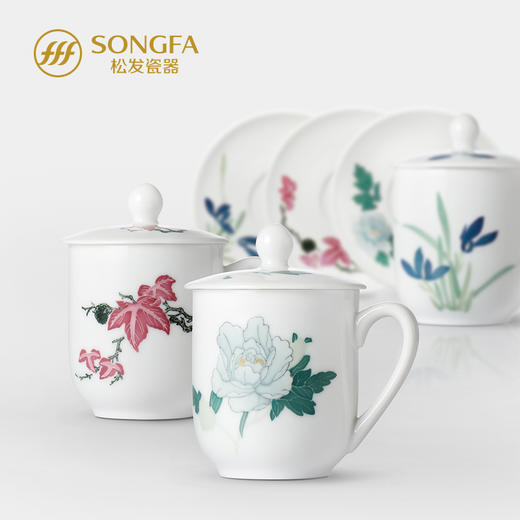 胜利杯  会议用杯  盖杯碟套装 商品图0