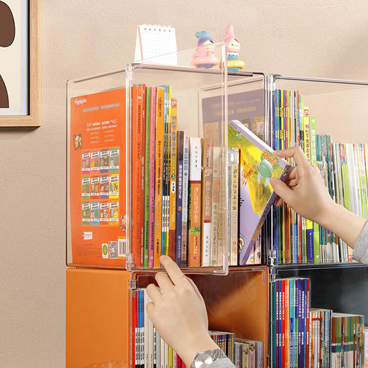 防尘可叠加绘本收纳盒 商品图4