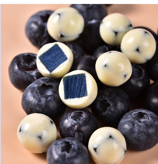 买2桶送1桶【桶装大满足，美味更尽兴】酸奶蓝莓球，酸酸甜甜直冲味蕾，蓝莓夹心果香浓郁，百吃不厌新年放假下午茶休闲小零食夏日中式好物 商品图2